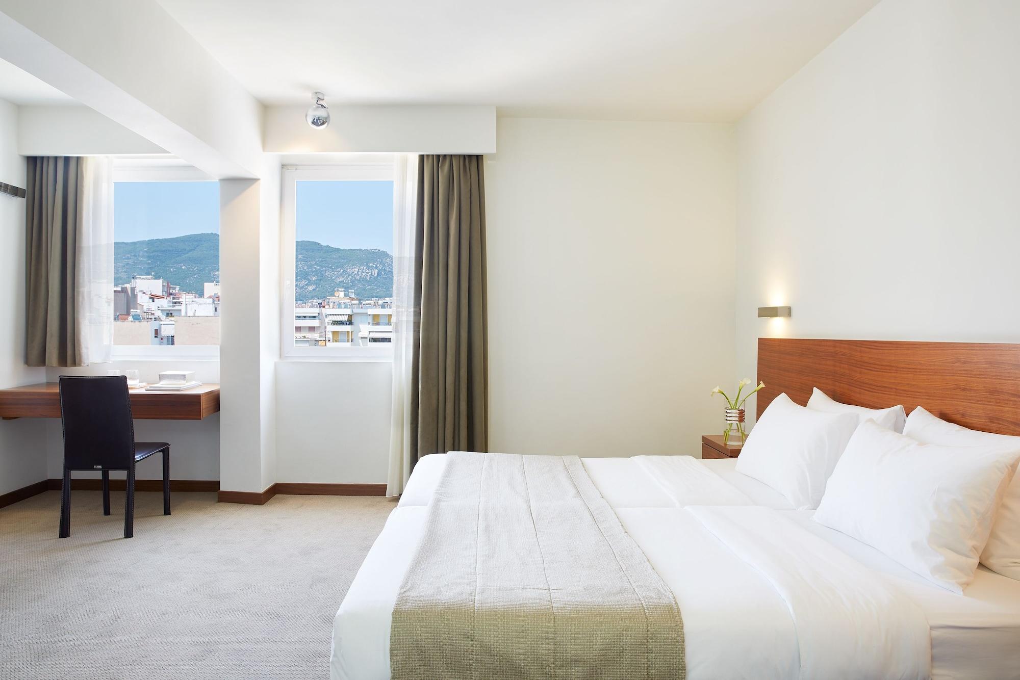 Lucy Hotel Kavala Exterior foto A room at the hotel