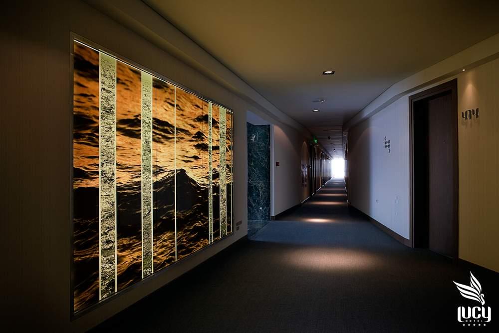 Lucy Hotel Kavala Exterior foto A corridor at the hotel