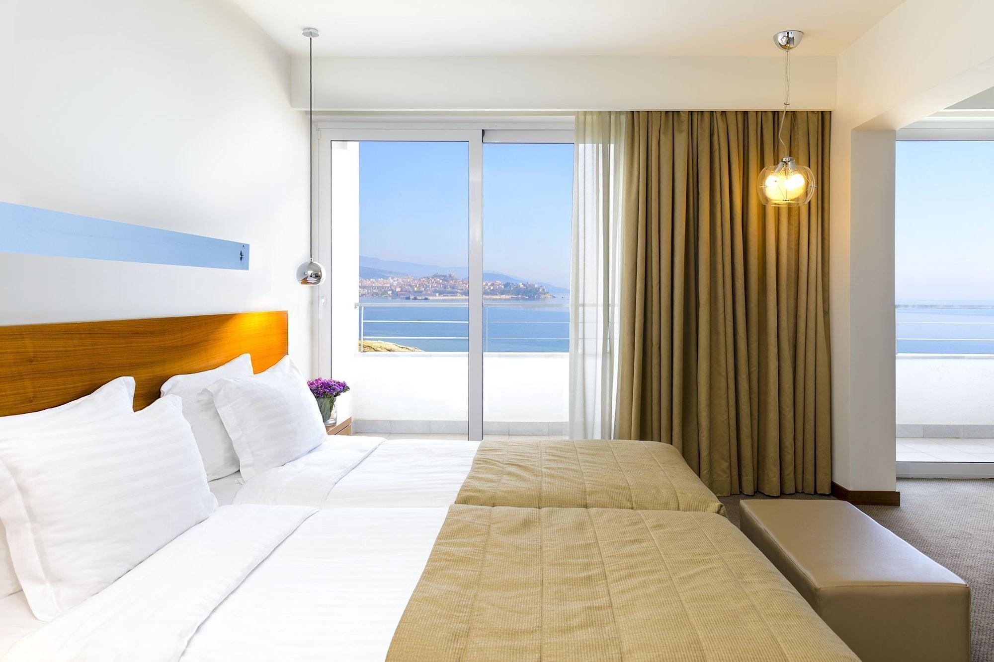 Lucy Hotel Kavala Exterior foto A room at the hotel