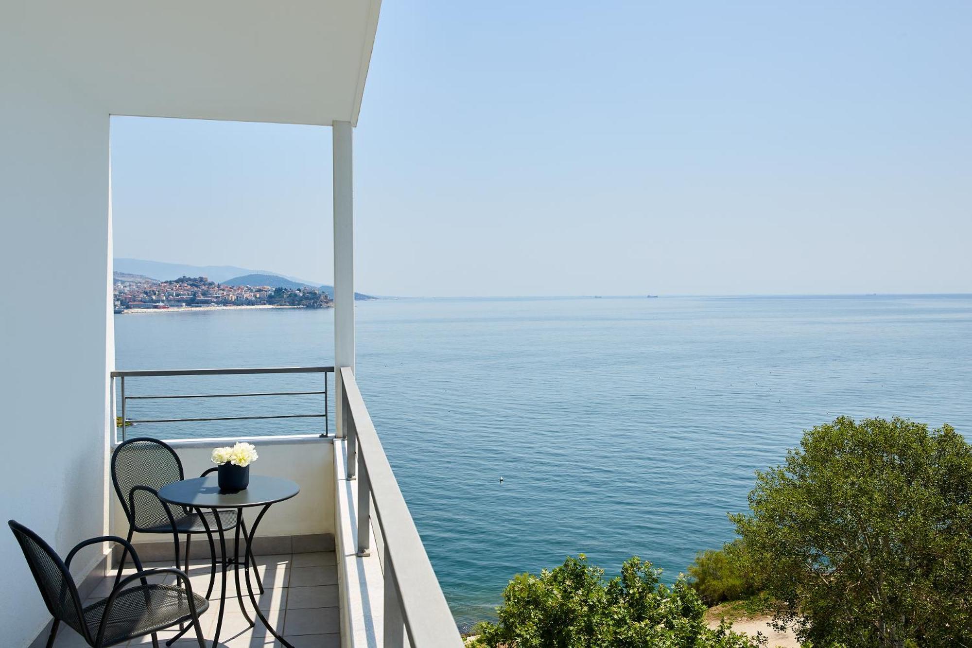 Lucy Hotel Kavala Exterior foto View from the hotel